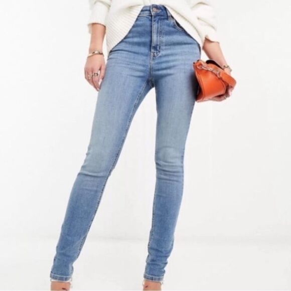 ASOS Design Super High Rise Skinny Jeans. Size 10/30 Women’s. - Picture 1 of 7